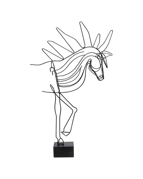 Kare - Deco Object Wire Horse 51cm