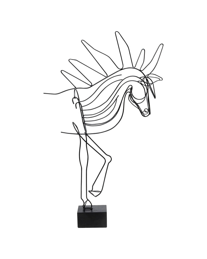 Kare - Deco Object Wire Horse 51cm
