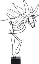 Kare - Deco Object Wire Horse 51cm