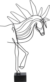 Kare - Deco Object Wire Horse 51cm