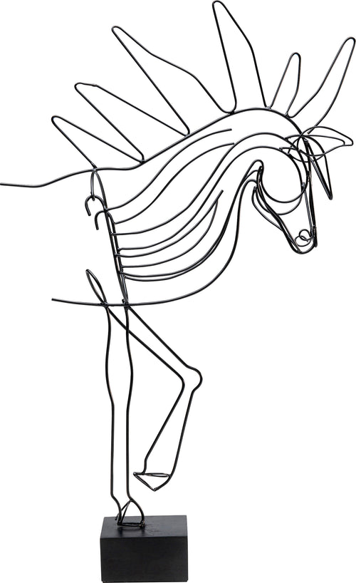 Kare - Deco Object Wire Horse 51cm