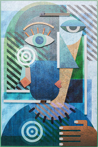 Kare - Object Picture Geometric Woman 100x150