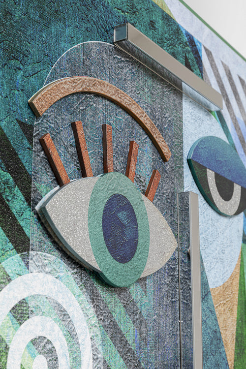 Kare - Object Picture Geometric Woman 100x150