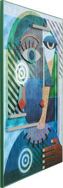 Kare - Object Picture Geometric Woman 100x150