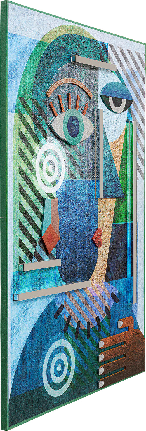 Kare - Object Picture Geometric Woman 100x150