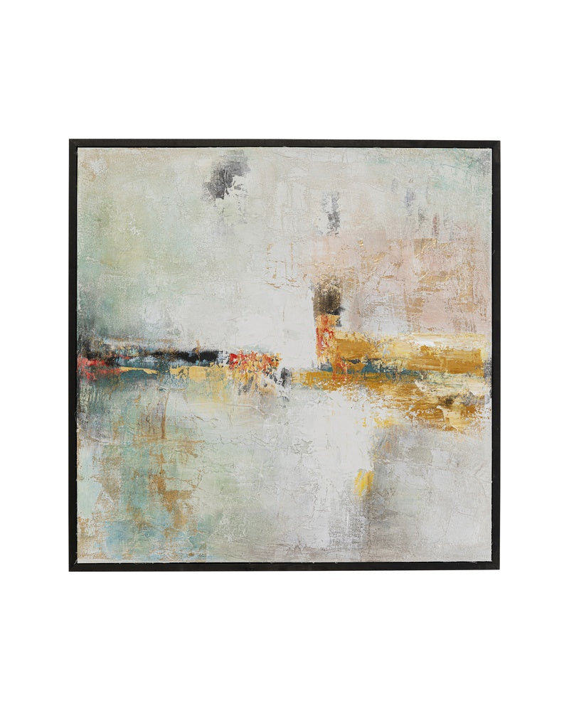Kare - Framed Picture Dust Gold 120x120cm