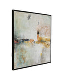 Kare - Framed Picture Dust Gold 120x120cm