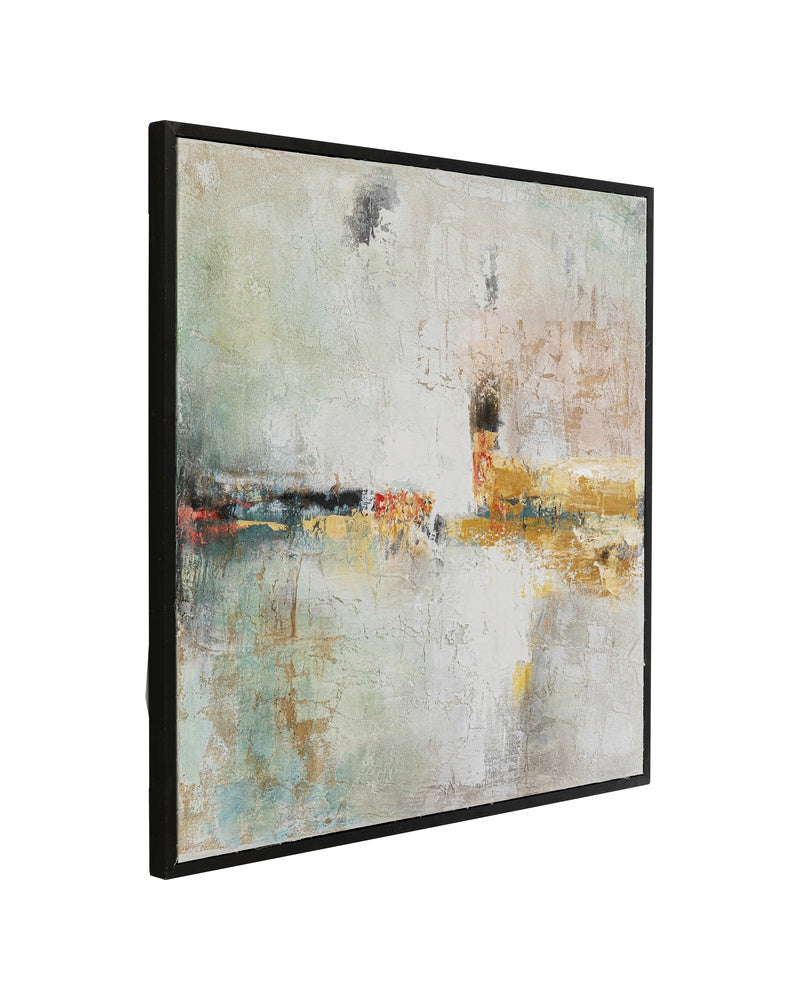 Kare - Framed Picture Dust Gold 120x120cm