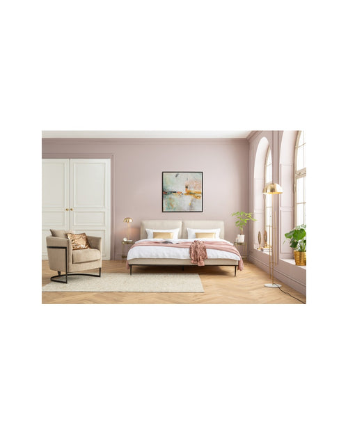 Kare - Framed Picture Dust Gold 120x120cm