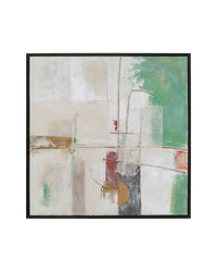 Kare - Framed Picture Dust Green 120x120cm