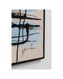 Kare - Framed Picture Dust Blue 100x100cm
