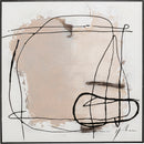 Kare - Framed Picture Dust Grey 100x100cm