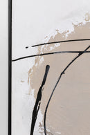 Kare - Framed Picture Dust Grey 100x100cm