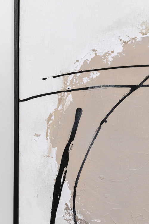 Kare - Framed Picture Dust Grey 100x100cm