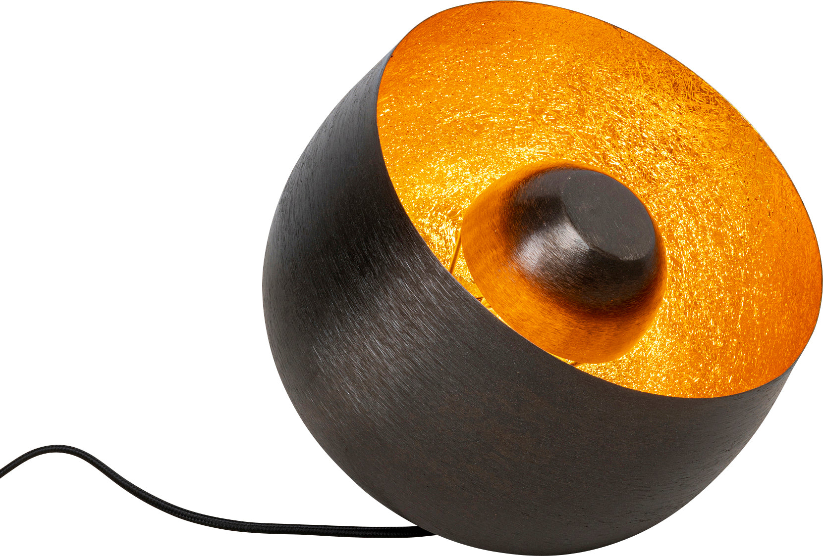 Kare - Floor Lamp Apollon Smooth Graphite Ø28cm