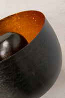 Kare - Floor Lamp Apollon Smooth Graphite Ø28cm