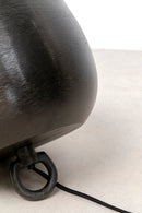Kare - Floor Lamp Apollon Smooth Graphite Ø28cm