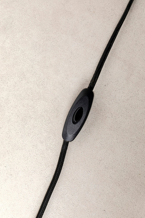 Kare - Floor Lamp Apollon Smooth Graphite Ø28cm