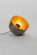 Kare - Floor Lamp Apollon Smooth Graphite Ø35cm