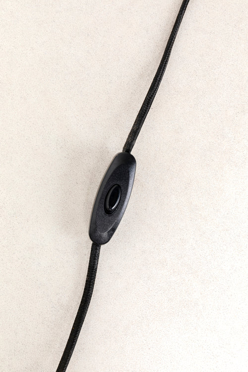 Kare - Floor Lamp Apollon Smooth Graphite Ø35cm