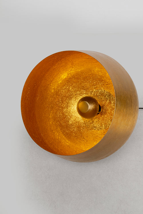 Kare - Floor Lamp Apollon Smooth Gold Ø50cm