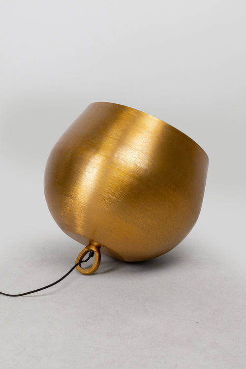 Kare - Floor Lamp Apollon Smooth Gold Ø50cm