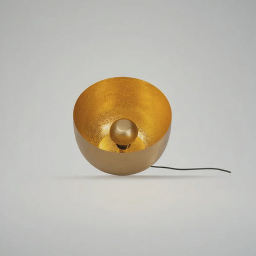 Kare - Floor Lamp Apollon Smooth Gold Ø35cm