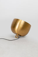 Kare - Floor Lamp Apollon Smooth Gold Ø35cm