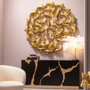 Kare - Sideboard Cracked Black Gold 165x80cm