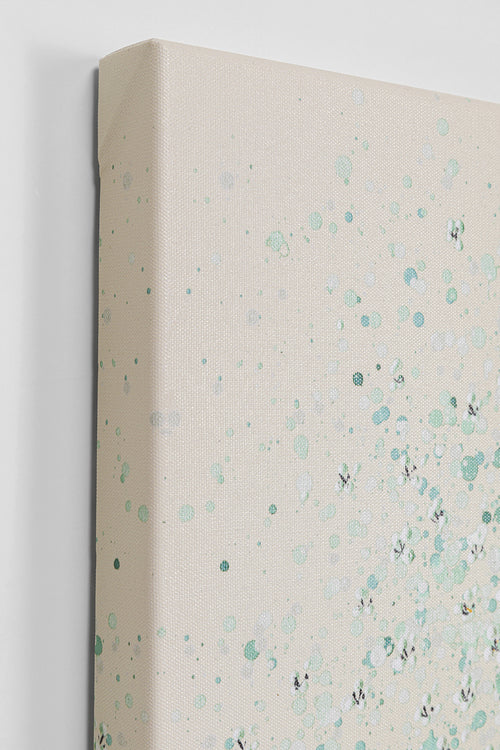 Kare - Canvas Picture Flower Boat Beige Green