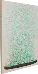 Kare - Canvas Picture Flower Boat Beige Green