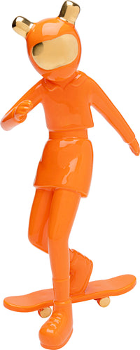 Kare - Deco Figurine Skating Astronaut Orange