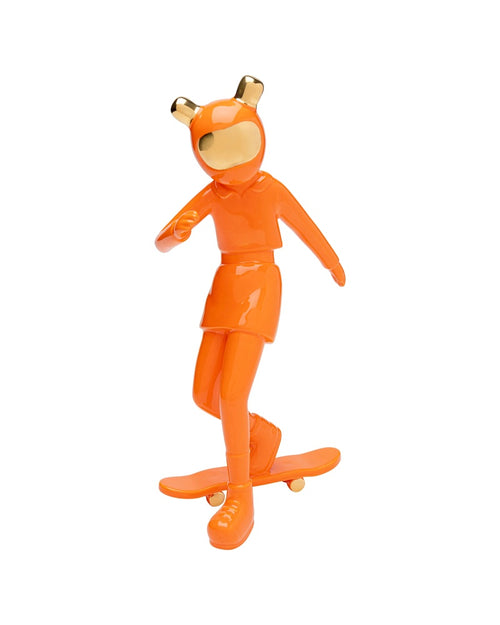 Kare - Deco Figurine Skating Astronaut Orange