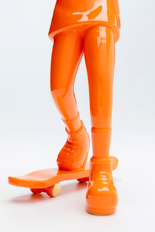 Kare - Deco Figurine Skating Astronaut Orange