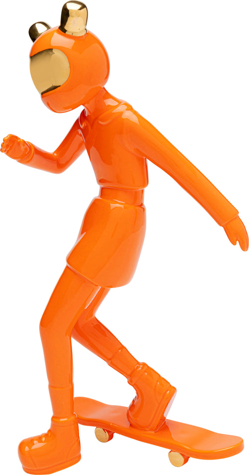 Kare - Deco Figurine Skating Astronaut Orange