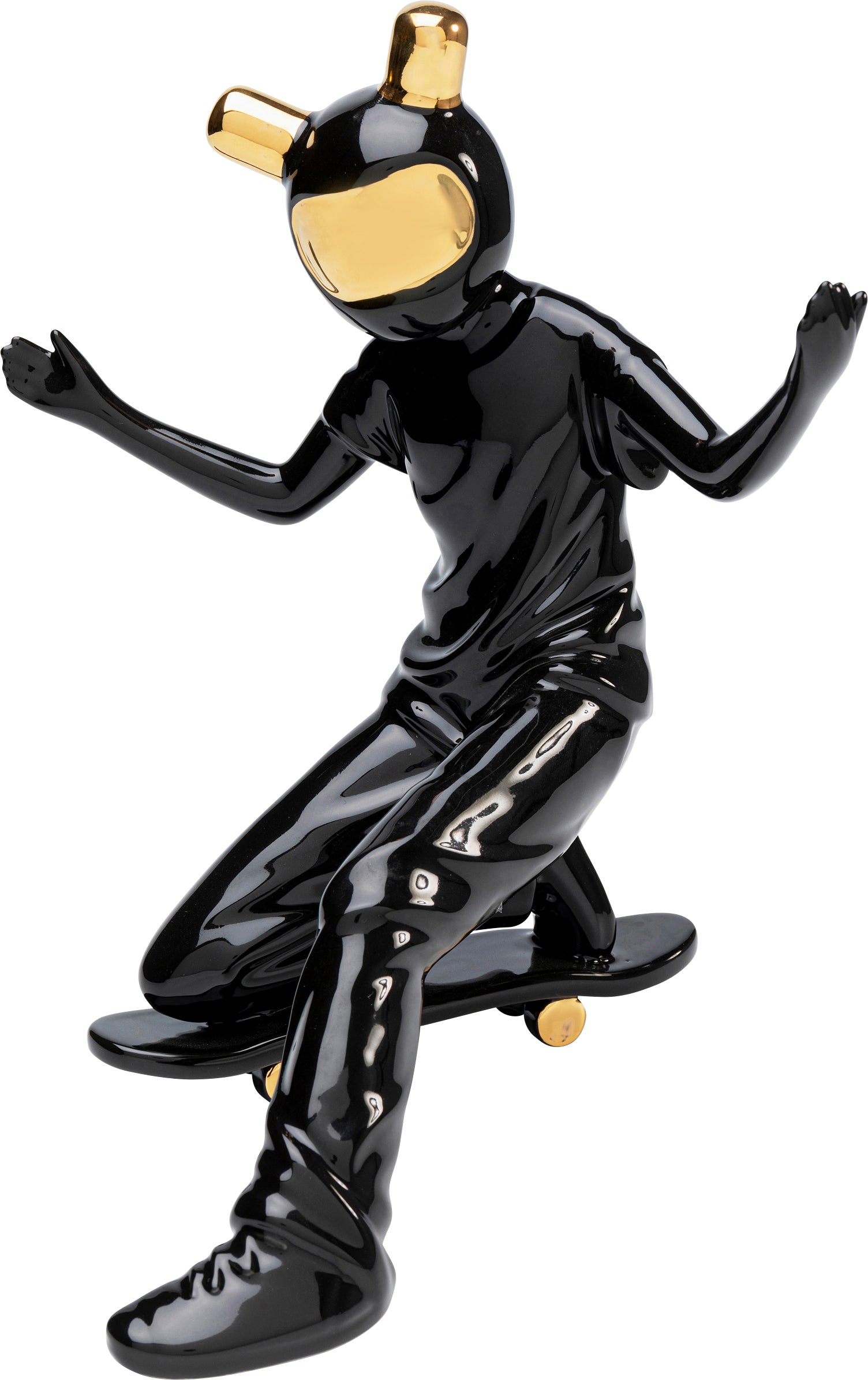 Kare - Deco Figurine Skating Astronaut Black