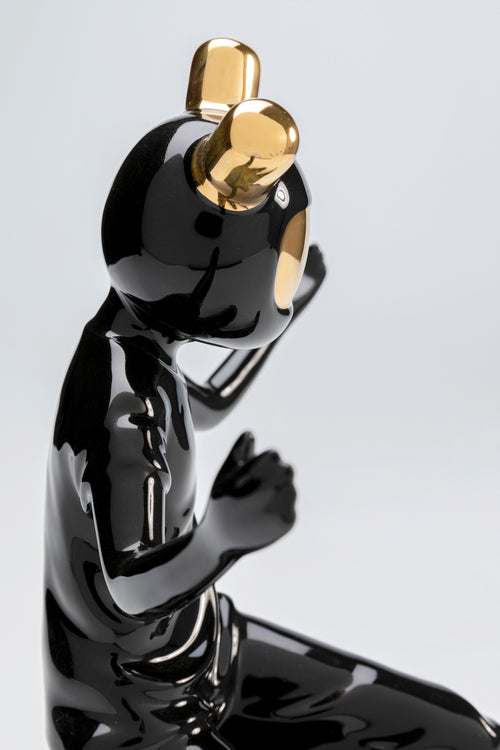 Kare - Deco Figurine Skating Astronaut Black