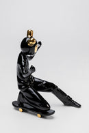Kare - Deco Figurine Skating Astronaut Black