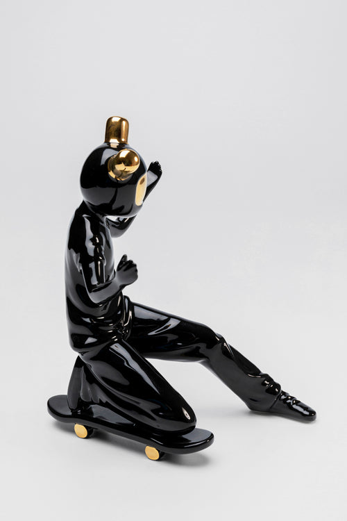Kare - Deco Figurine Skating Astronaut Black