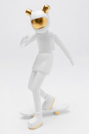 Kare - Deco Figurine Skating Astronaut White