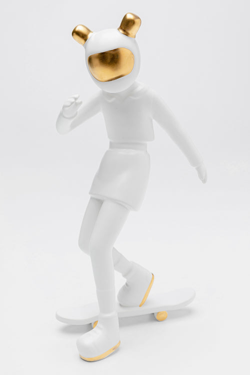 Kare - Deco Figurine Skating Astronaut White