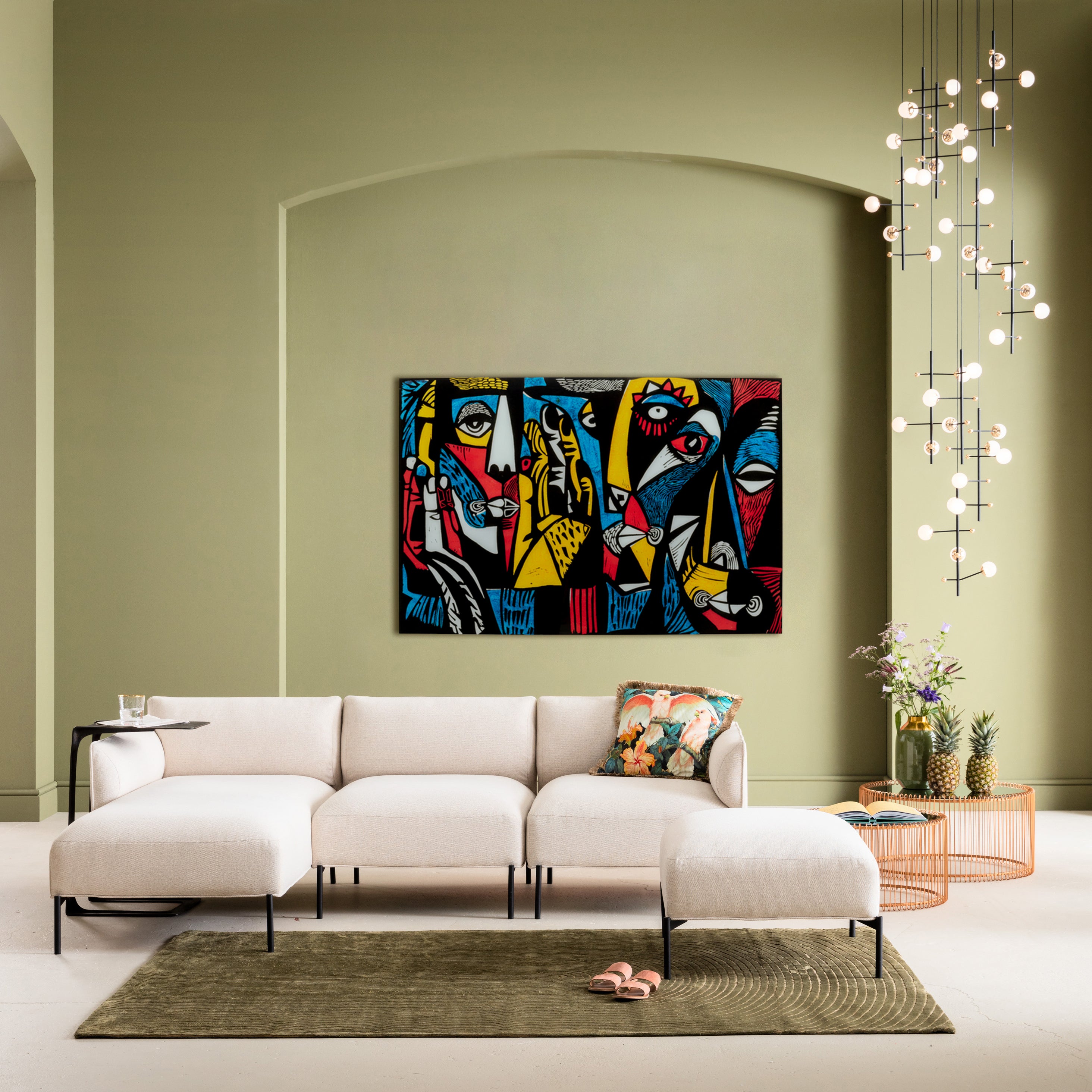 Kare - Glass Picture Arte 150x100cm