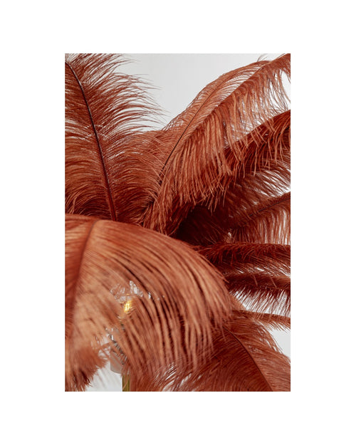 Kare - Floor Lamp Feather Palm Rusty Red 165cm