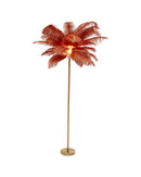 Kare - Floor Lamp Feather Palm Rusty Red 165cm