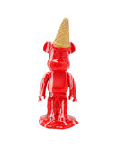 Kare - Deco Figurine Gelato Bear Red 40cm