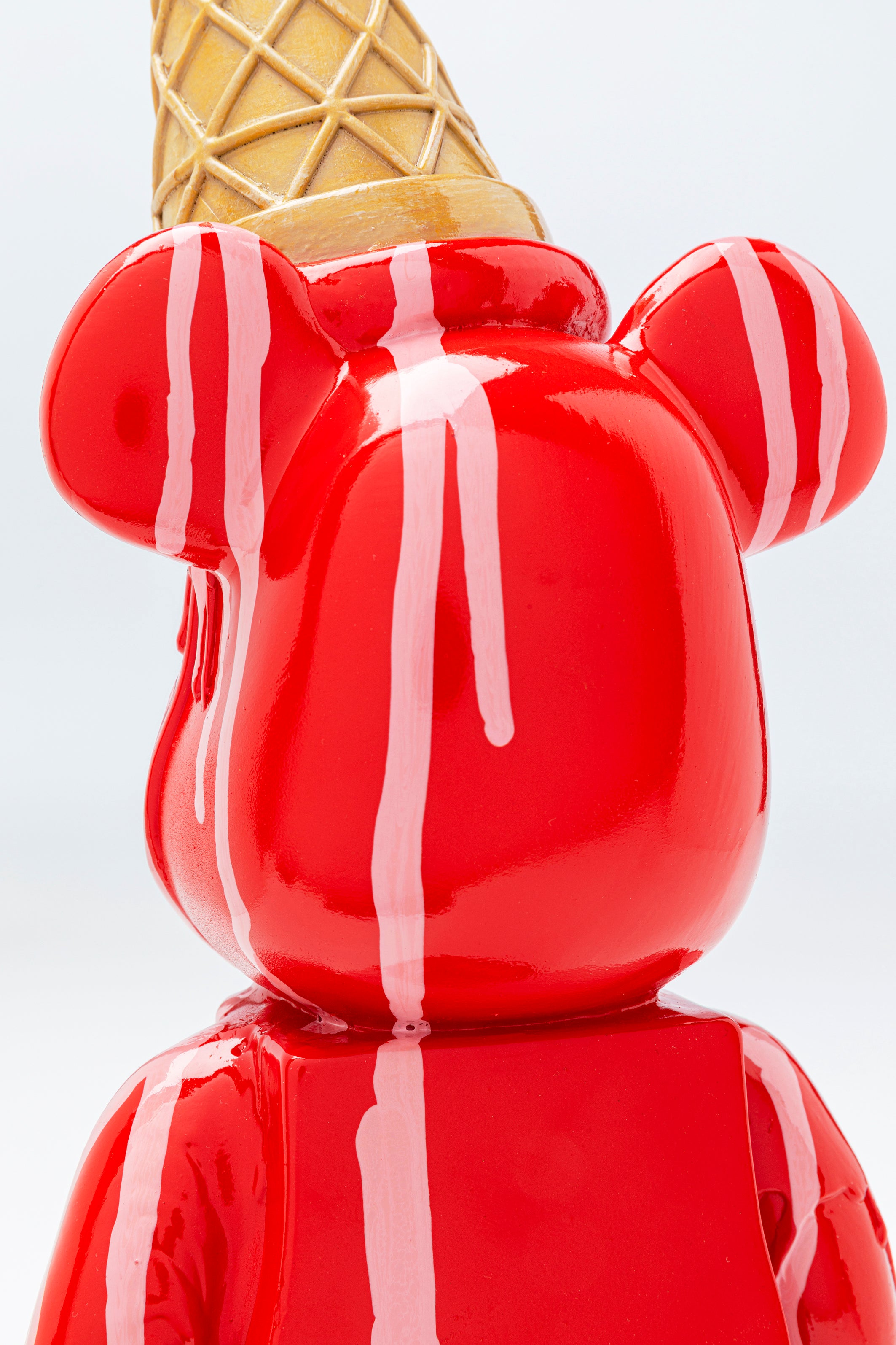 Kare - Deco Figurine Gelato Bear Red 40cm