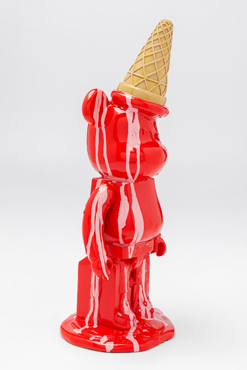 Kare - Deco Figurine Gelato Bear Red 40cm