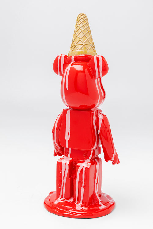 Kare - Deco Figurine Gelato Bear Red 40cm