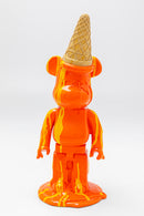 Kare - Deco Figurine Gelato Bear Orange 40cm