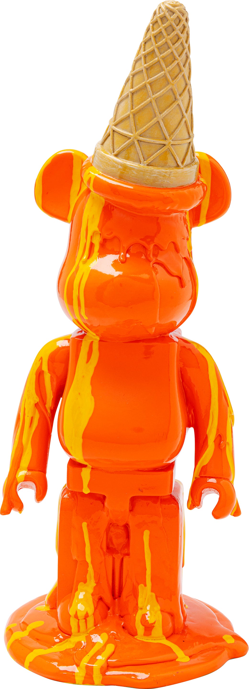 Kare - Deco Figurine Gelato Bear Orange 40cm